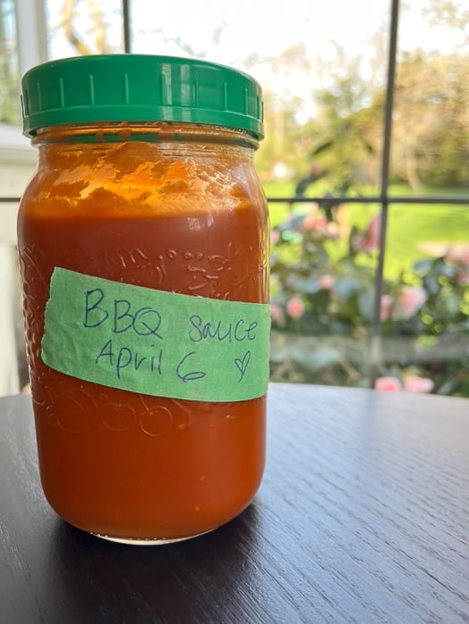 BBQ sauce label