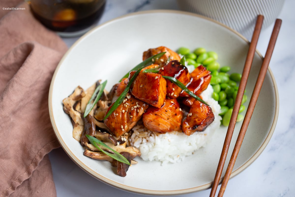 salmon teriyaki air fryer