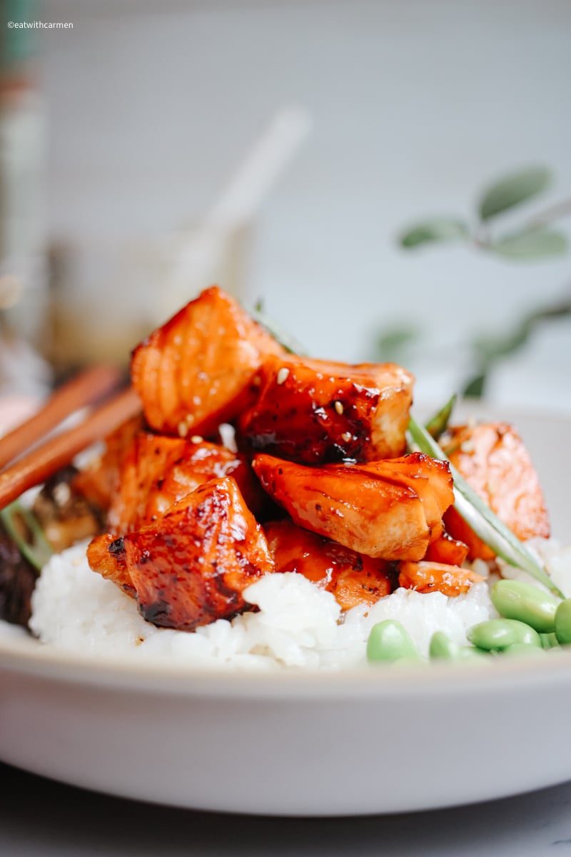 Teriyaki Air Fryer Salmon