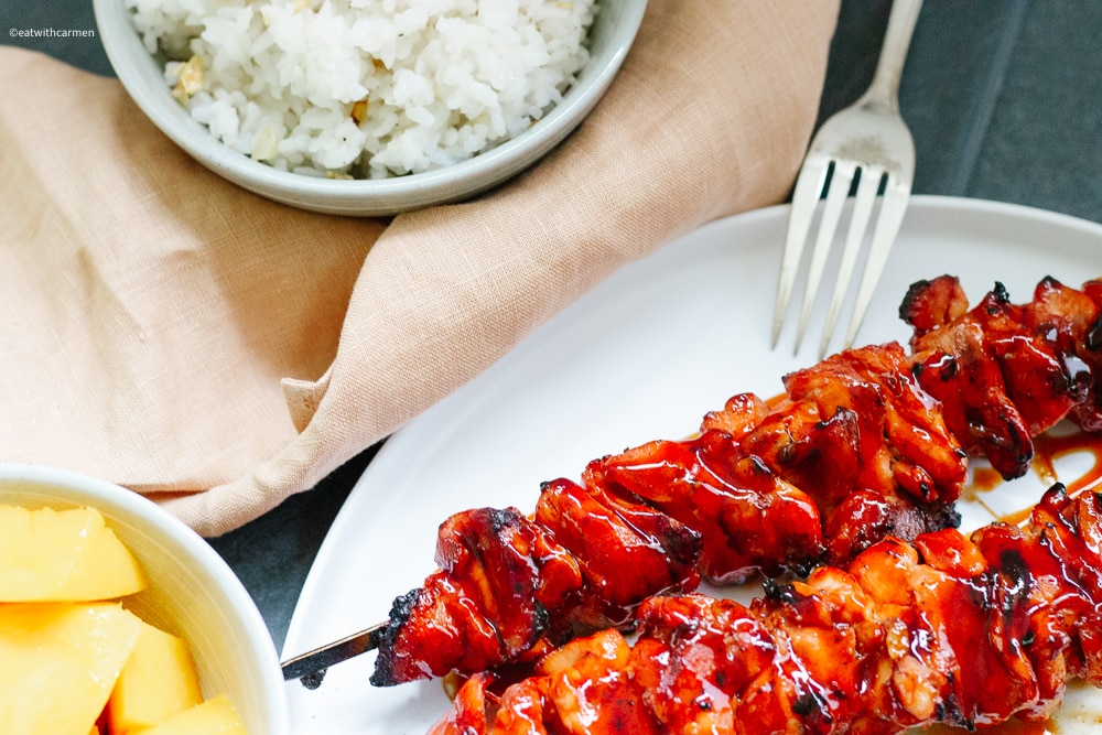 what to serve with asian bbq skewers