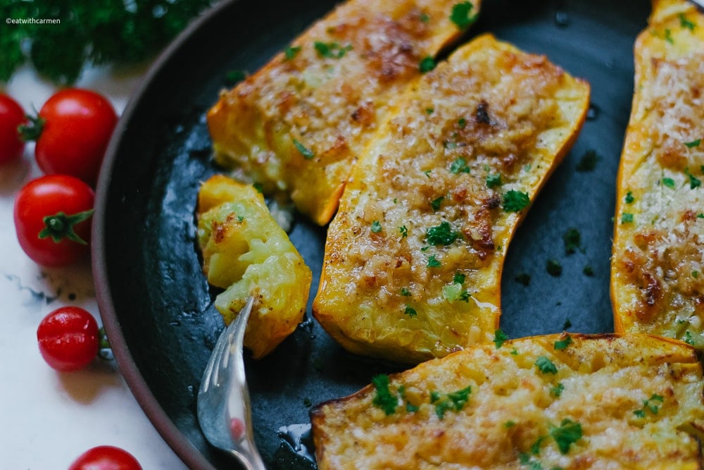 air fryer zucchini parmesan and garlic