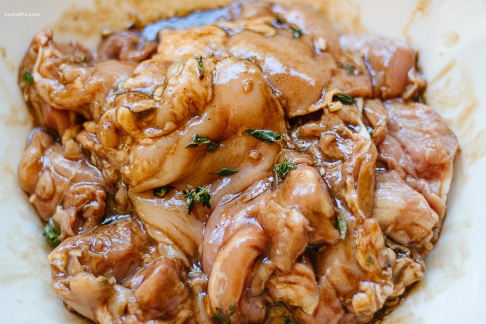 marinated chicken thighs for air fryer