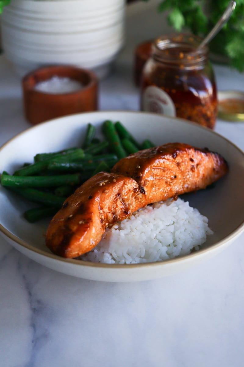 asian salmon recipe air fryer
