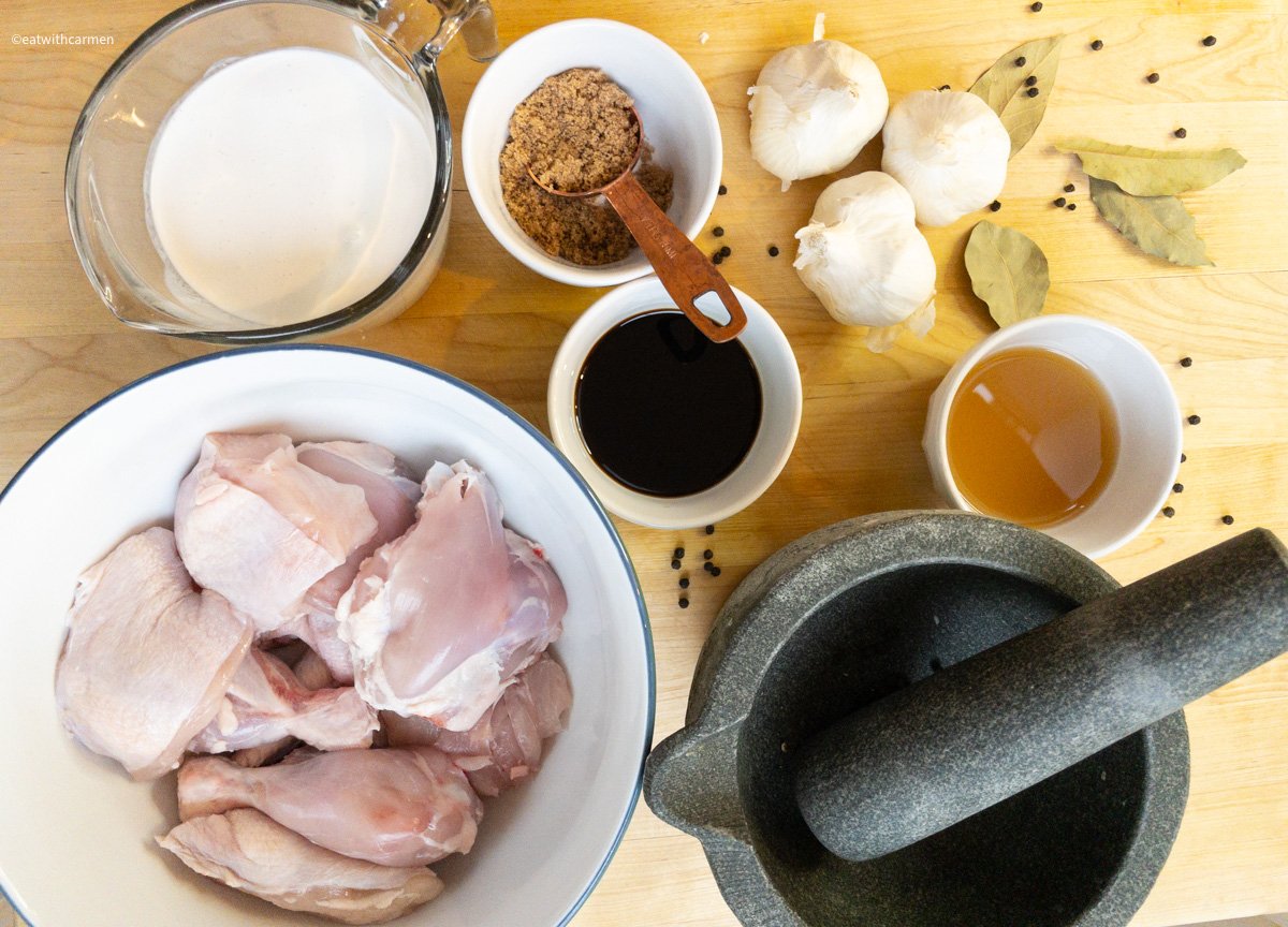 chicken adobo recipe ingredients