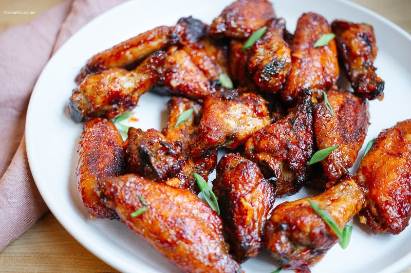 asian style wings
