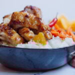 healthy air fryer orange chicken