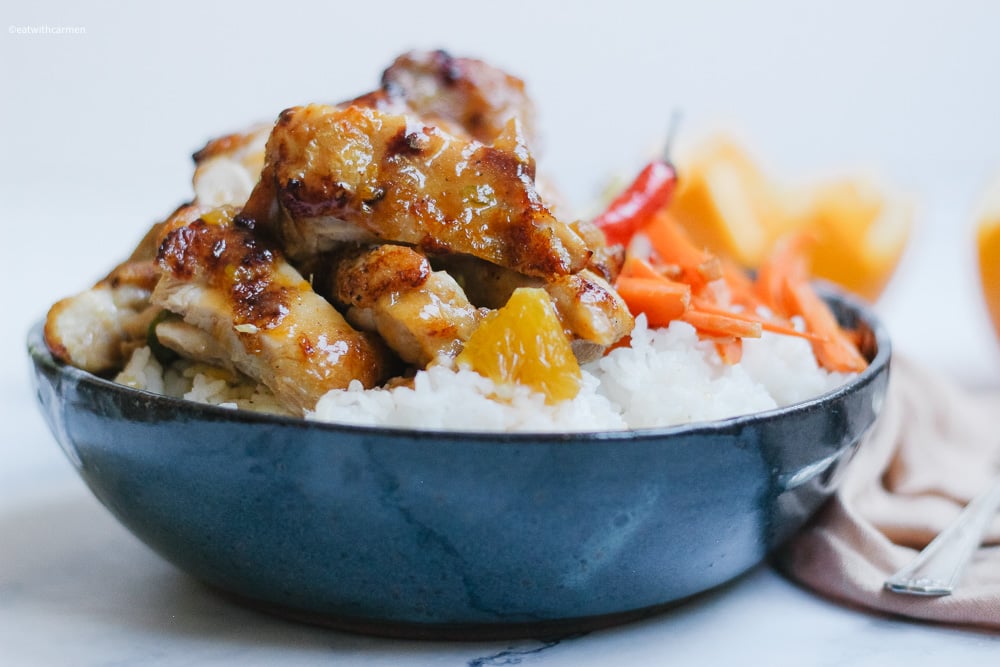 orange chicken air fryer