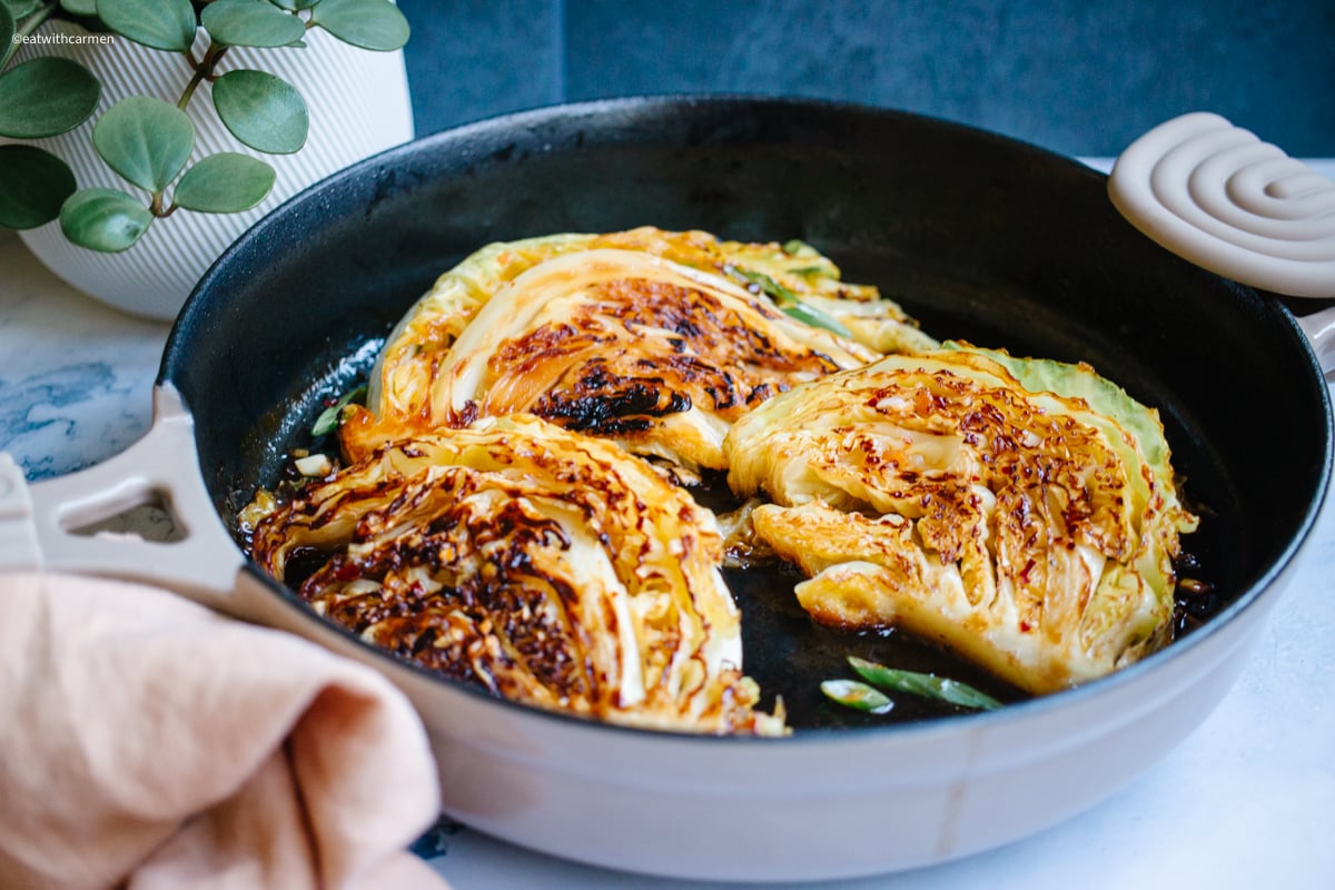 sesame braised cabbage