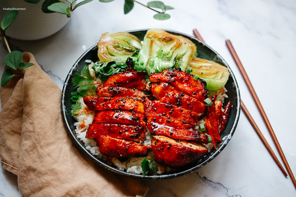 korean chicken thighs in air fryer