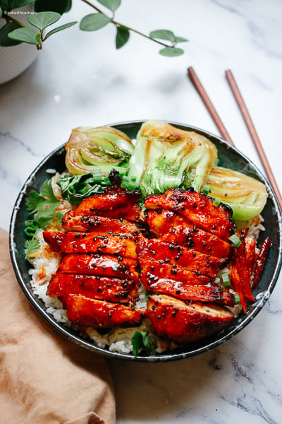 marinated chicken thighs in air fryer