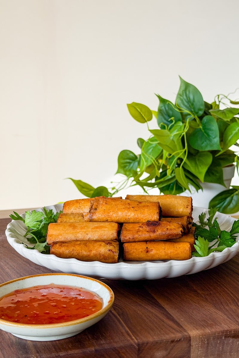 Ground chicken lumpia