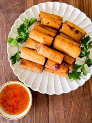 Lumpia with chicken