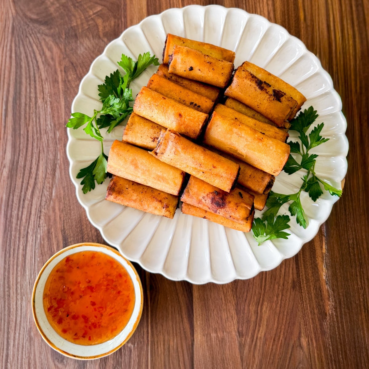 Lumpia with chicken