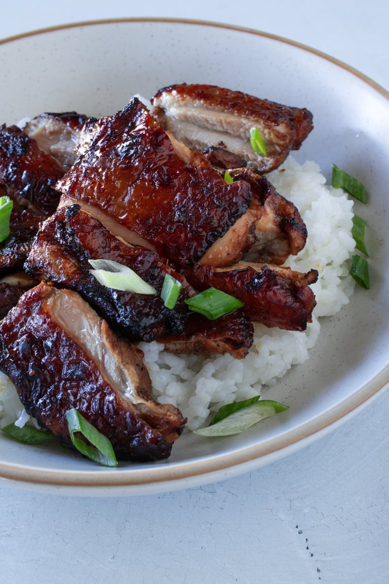 chicken marinated with soy sauce