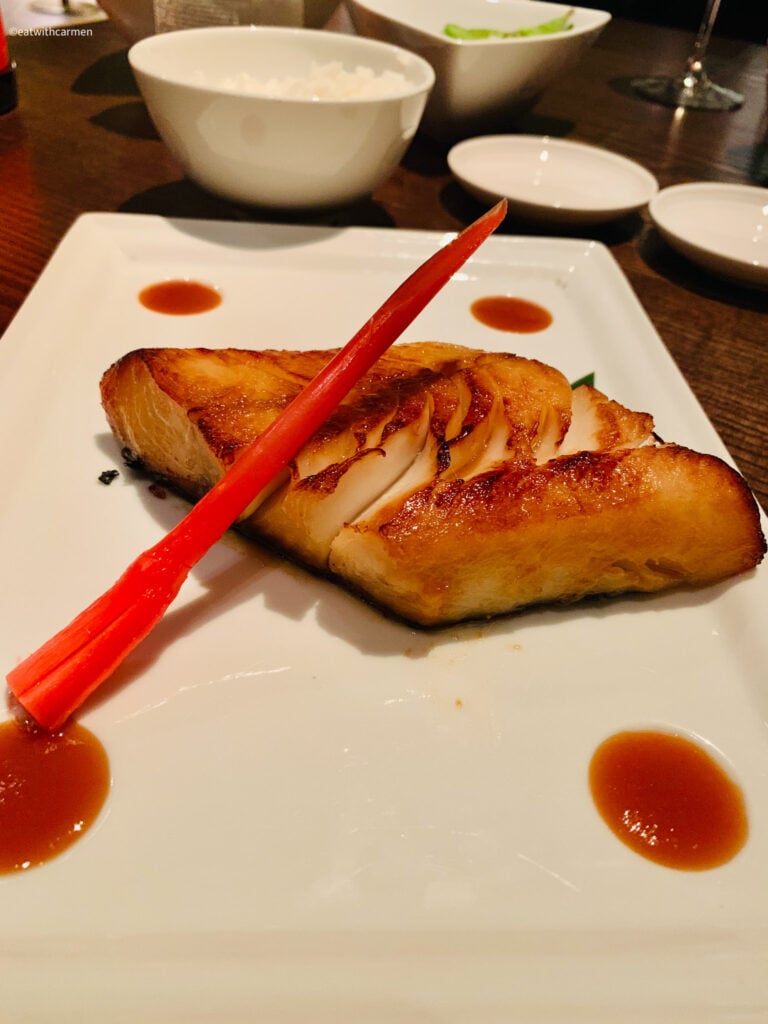 nobu miso glazed black cod