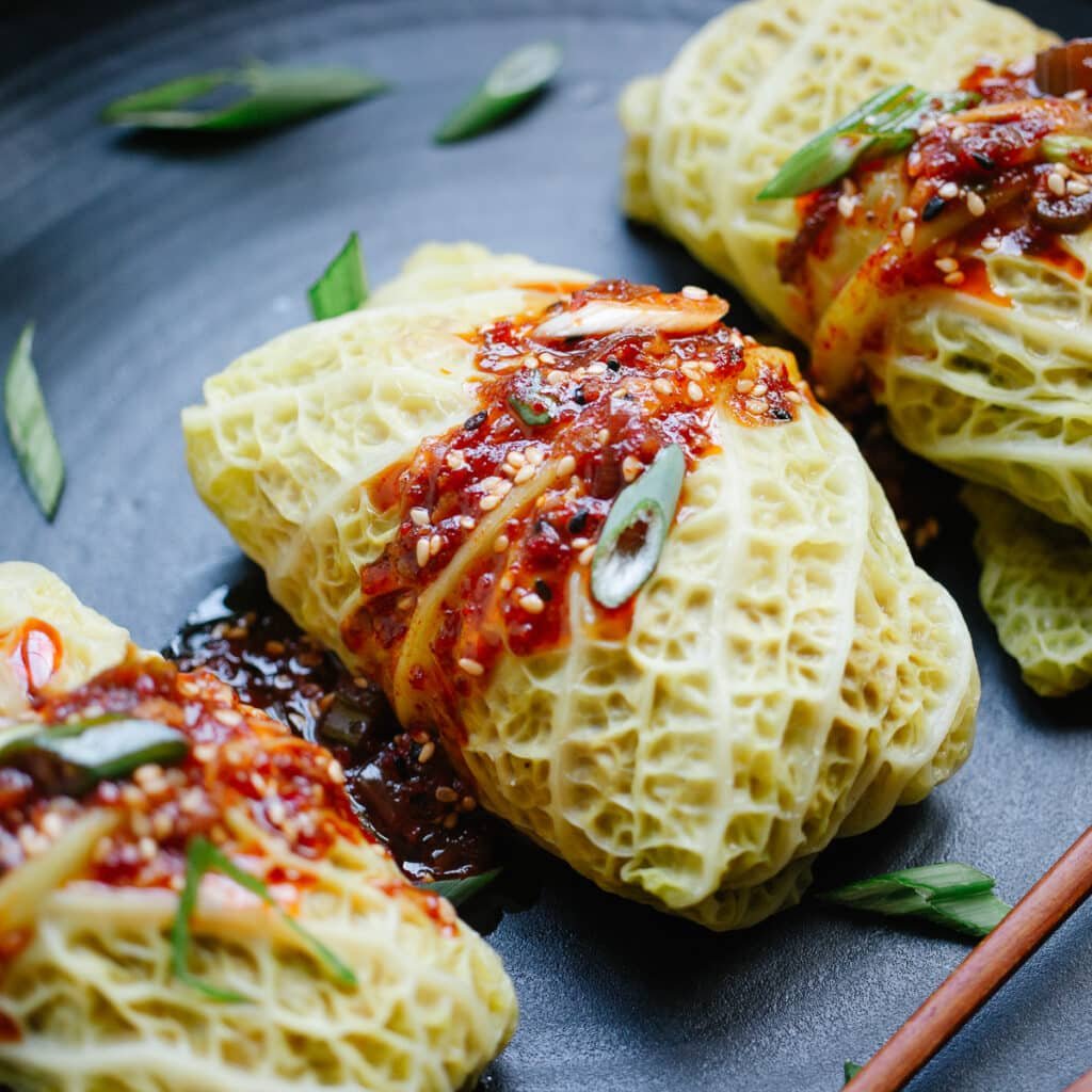 asian cabbage dumplings