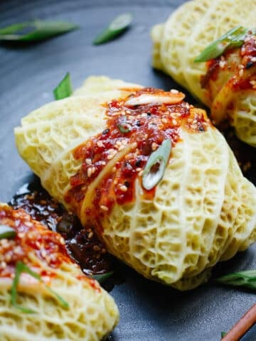 asian cabbage dumplings