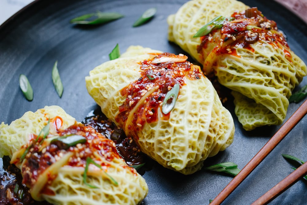 asian cabbage rolls gluten free dumplings