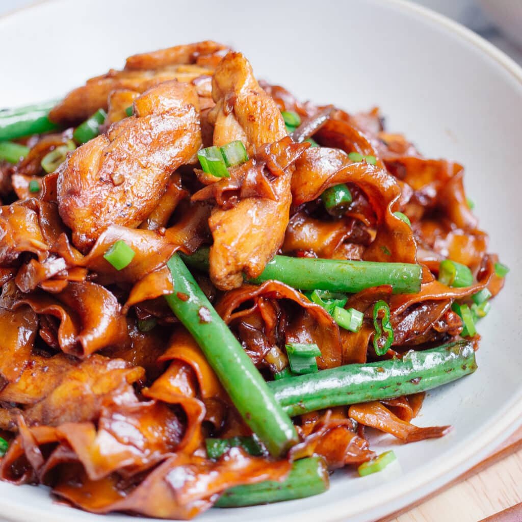 chicken scallion noodles