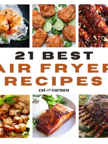 21 Best Air Fryer Recipes Blog Post Cover Image