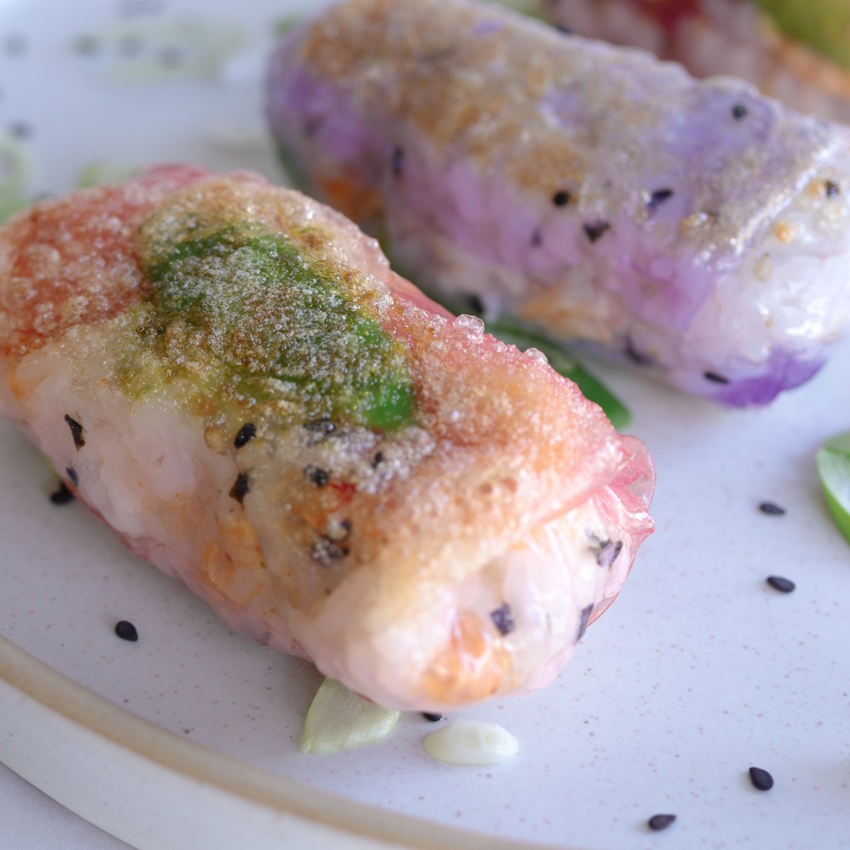 Air Fryer Rice Paper Chicken Roll-Ups Recipe