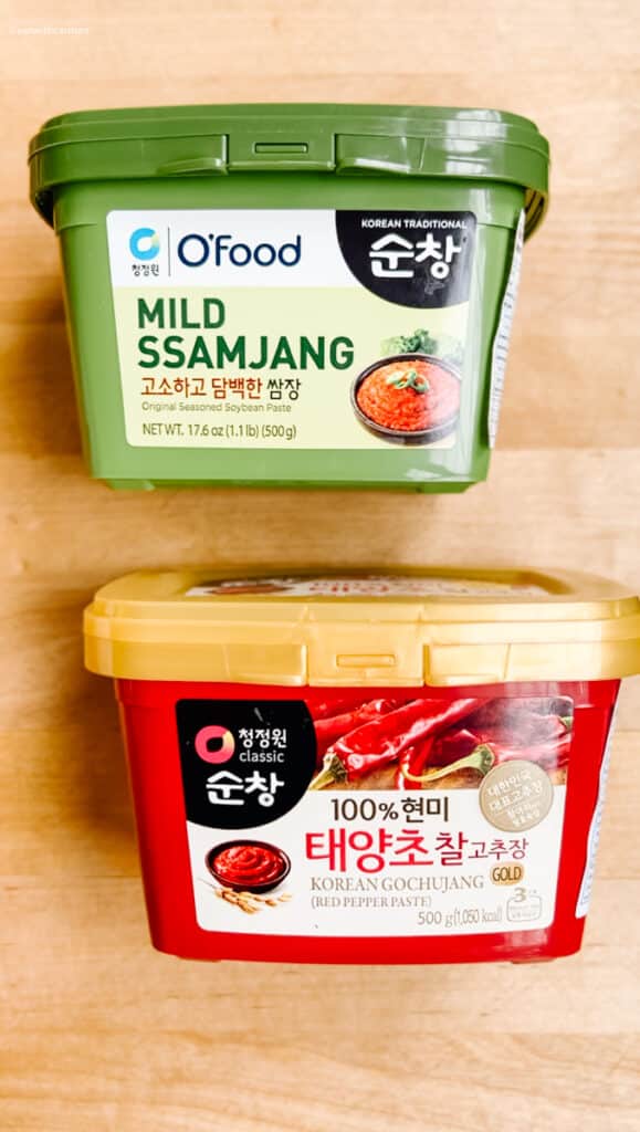 authentic korean sauces