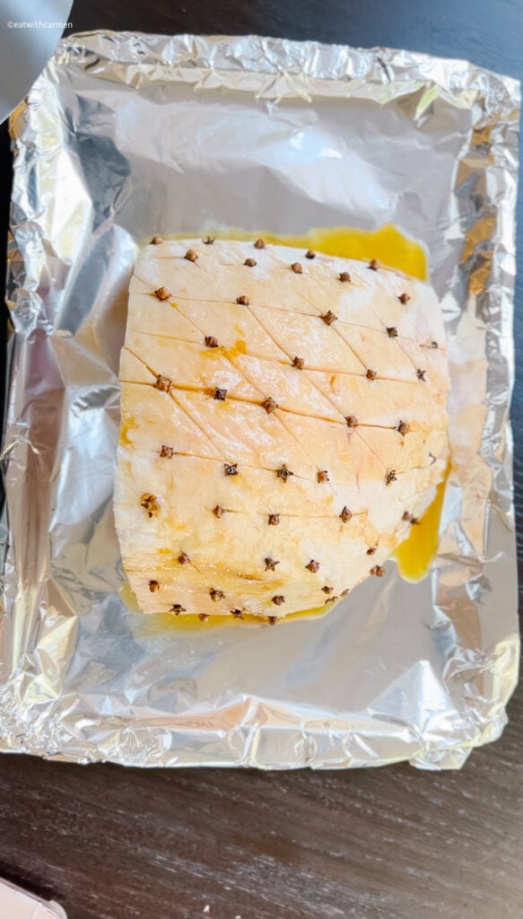 pineapple glazed ham