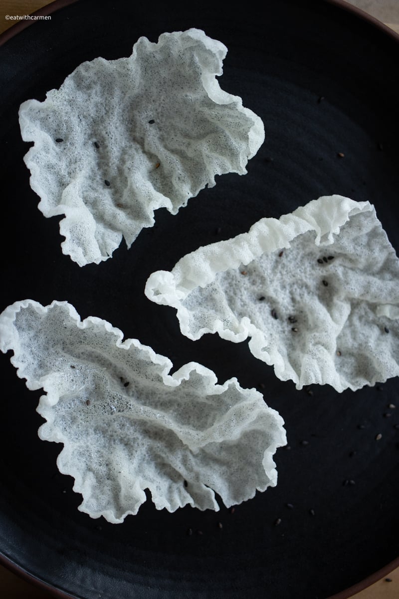 rice paper crisps