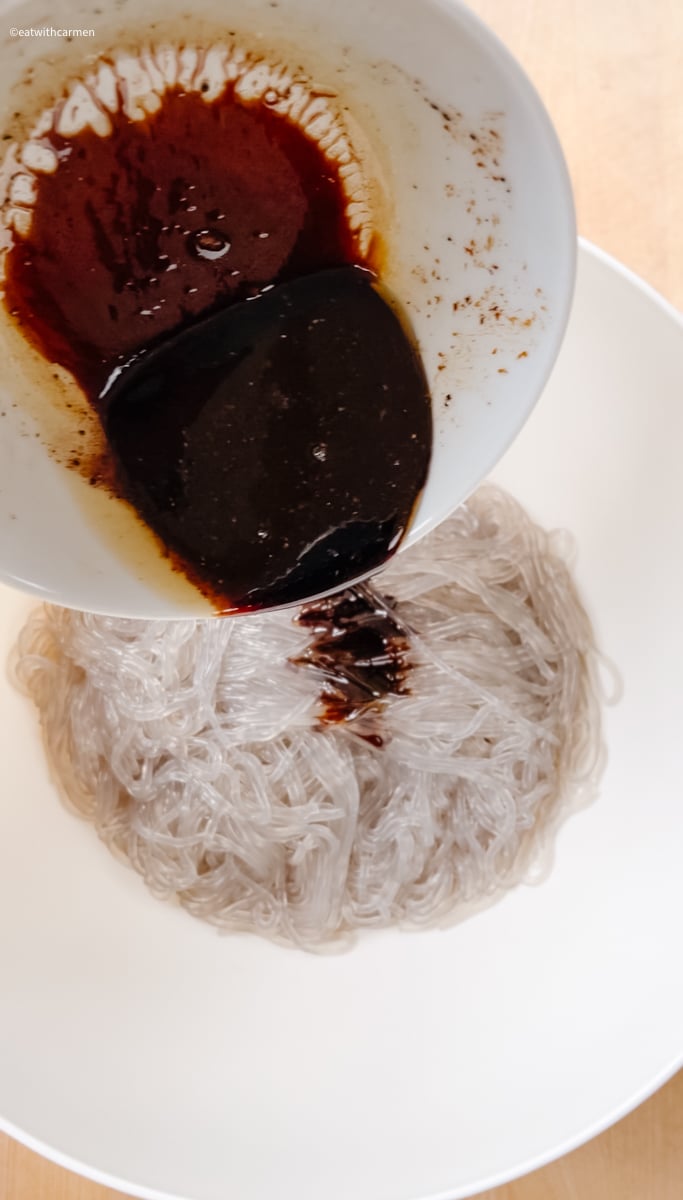 Sesame Sweet Potato Glass Noodles