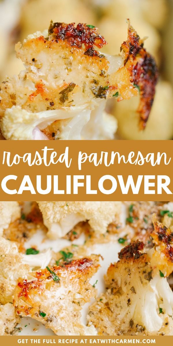 Roasted Parmesan Crusted Cauliflower Recipe