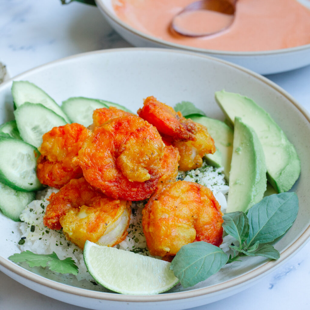 air fryer prawns