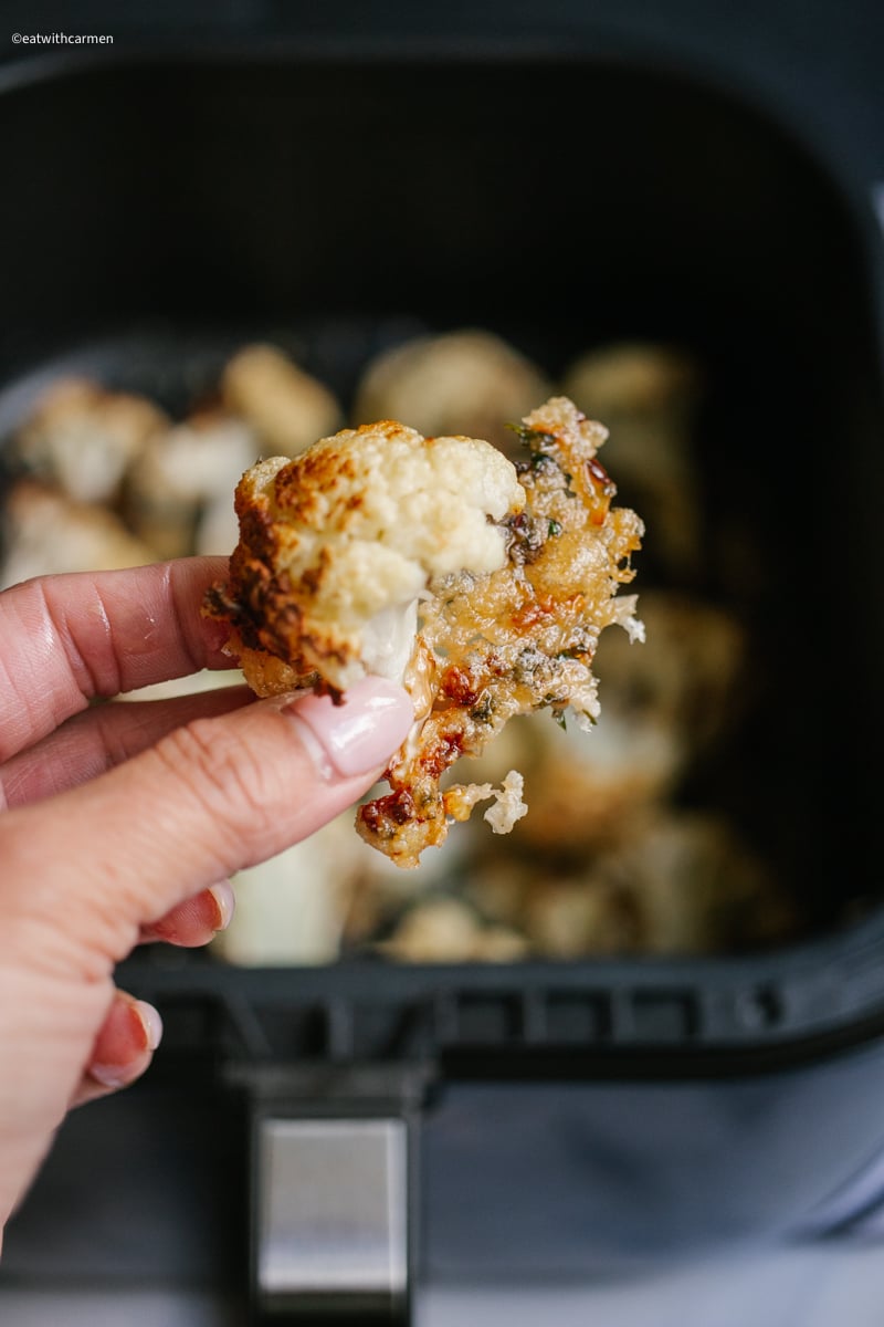 air fryer roasted cauliflower