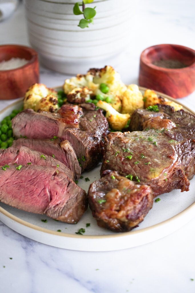best air fryer ribeye steaks