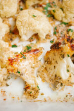Roasted Parmesan Crusted Cauliflower Recipe