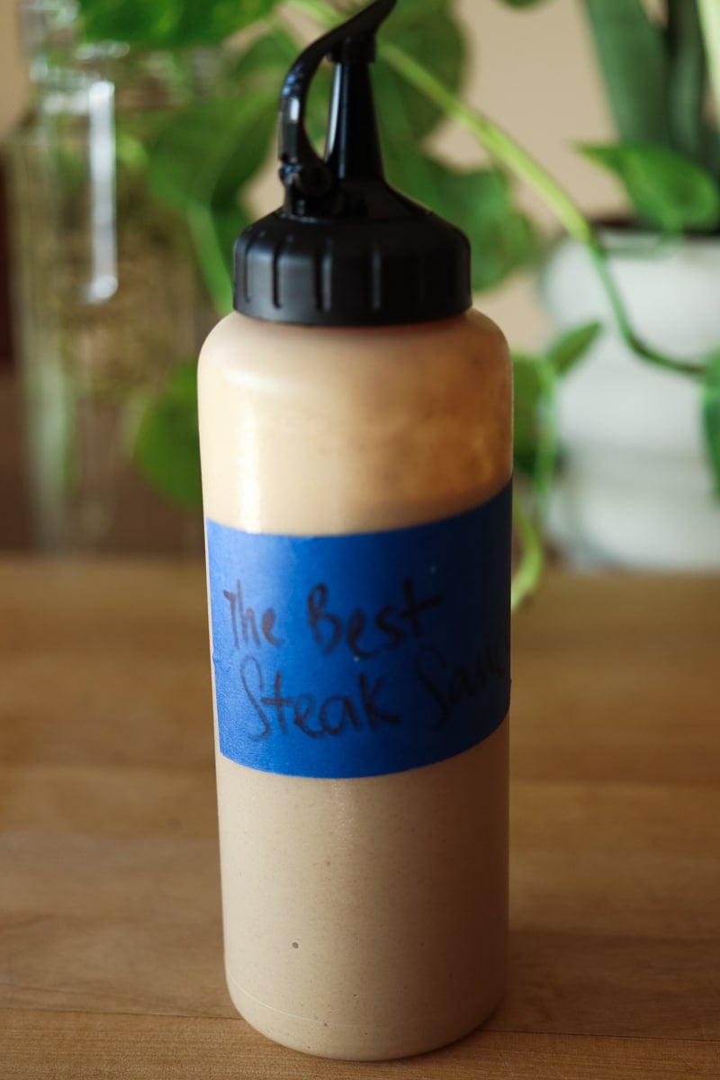 the best steak sauce stored