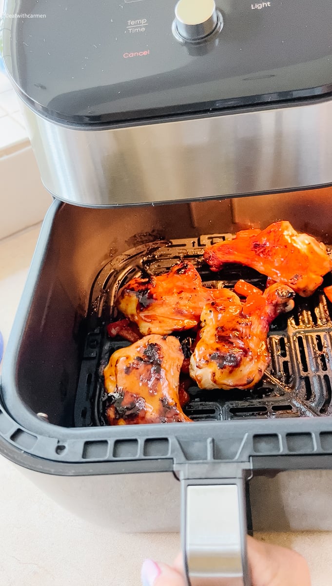 air fry bbq chicken legs