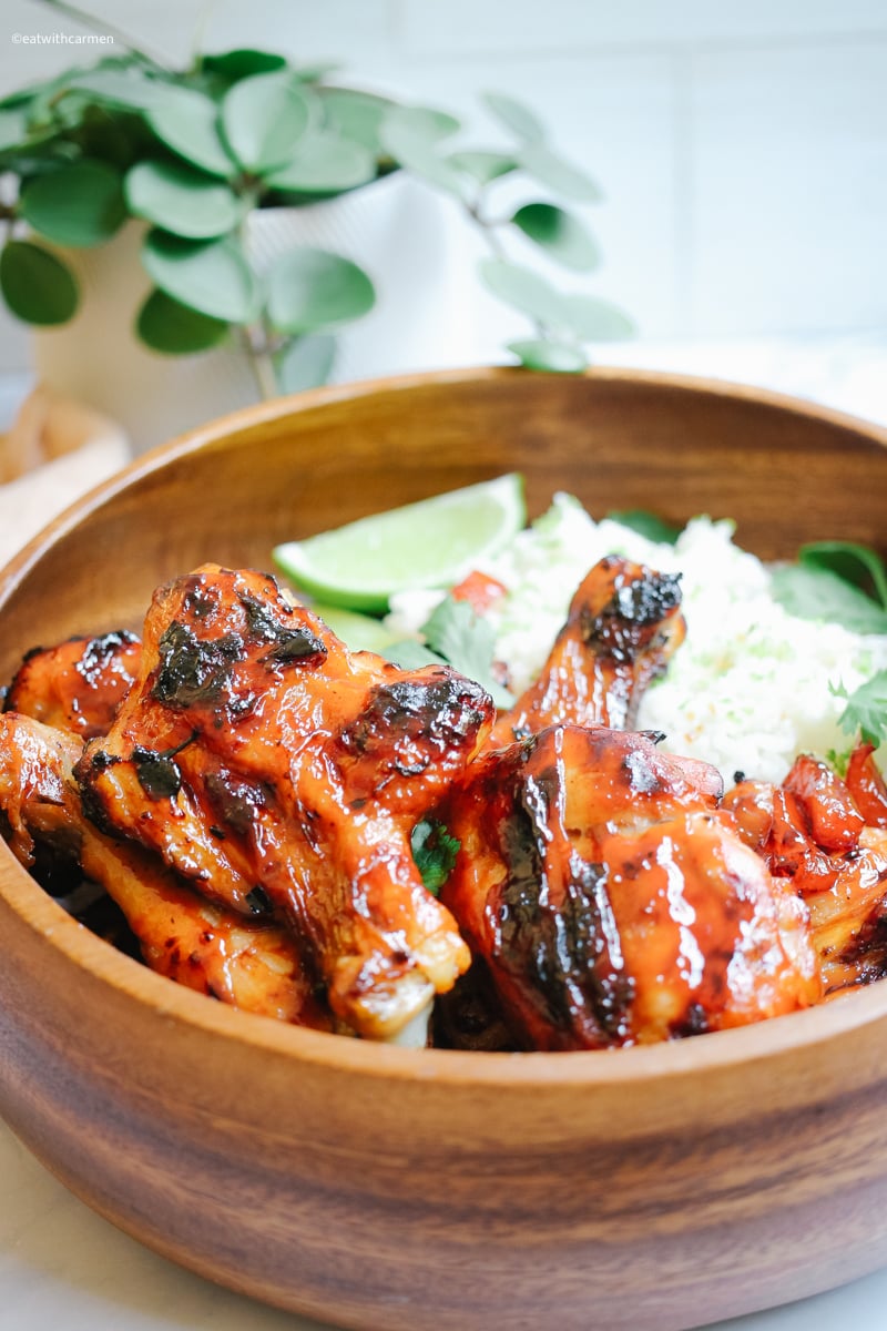 air fryer barbecue chicken