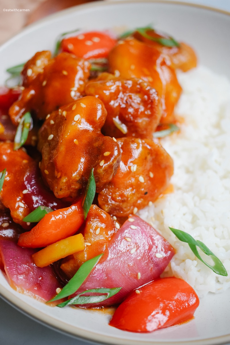 air fryer sweet and sour chicken recipe