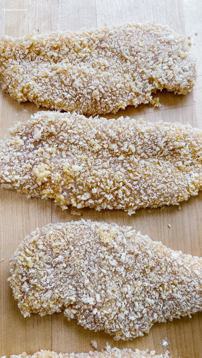 breaded chicken