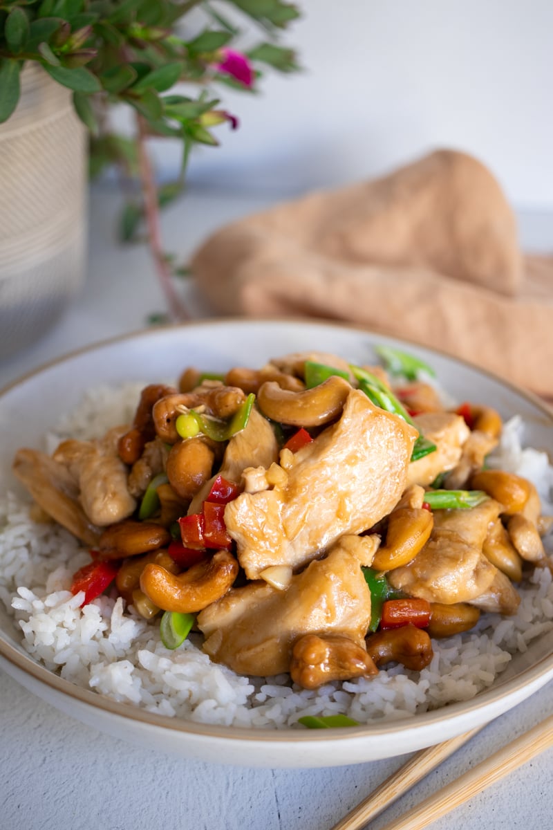 cashew chicken stir fry