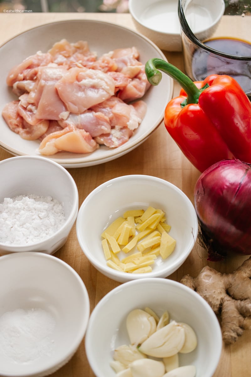 sweet and sour chicken ingredients