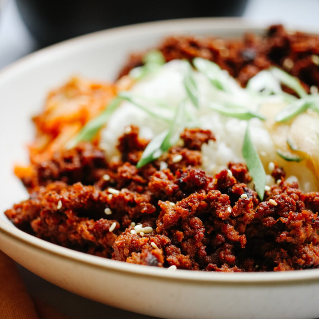 beef bulgogi rice bowl