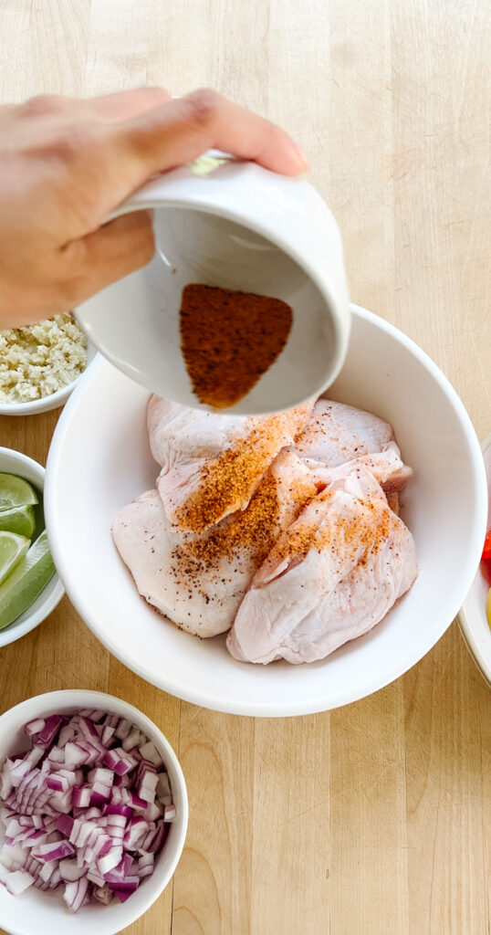Easy One Pot Spanish Chicken and Rice with Chorizo