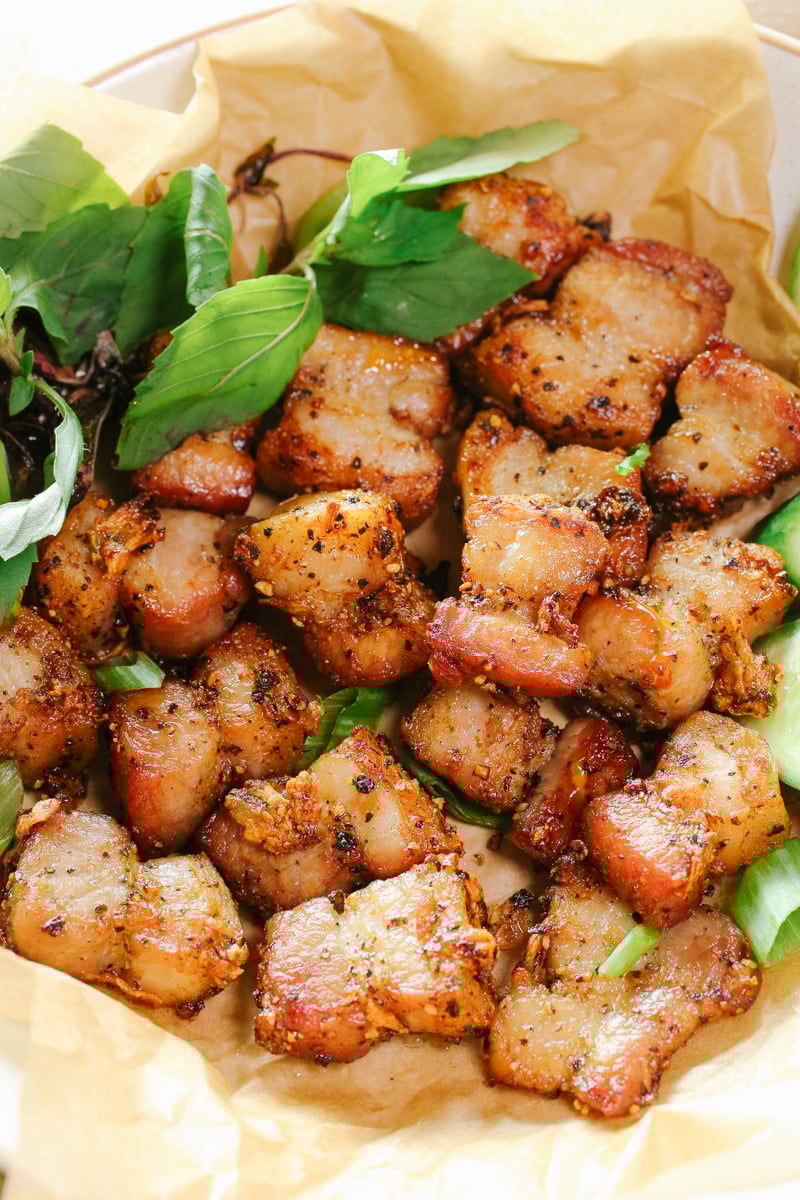 pork belly bites air fryer