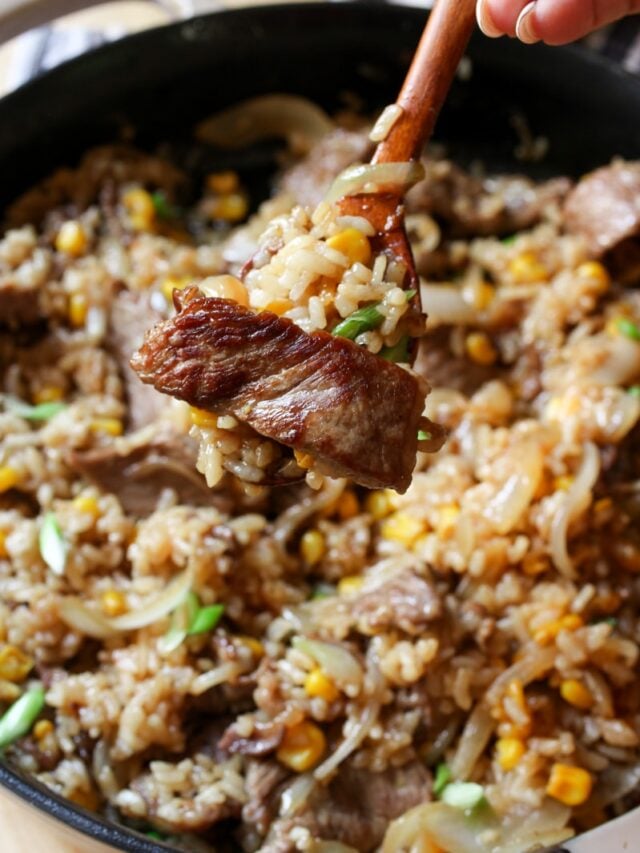 Delicious Beef Pepper Rice healthy dinners for kids Eat With Carmen