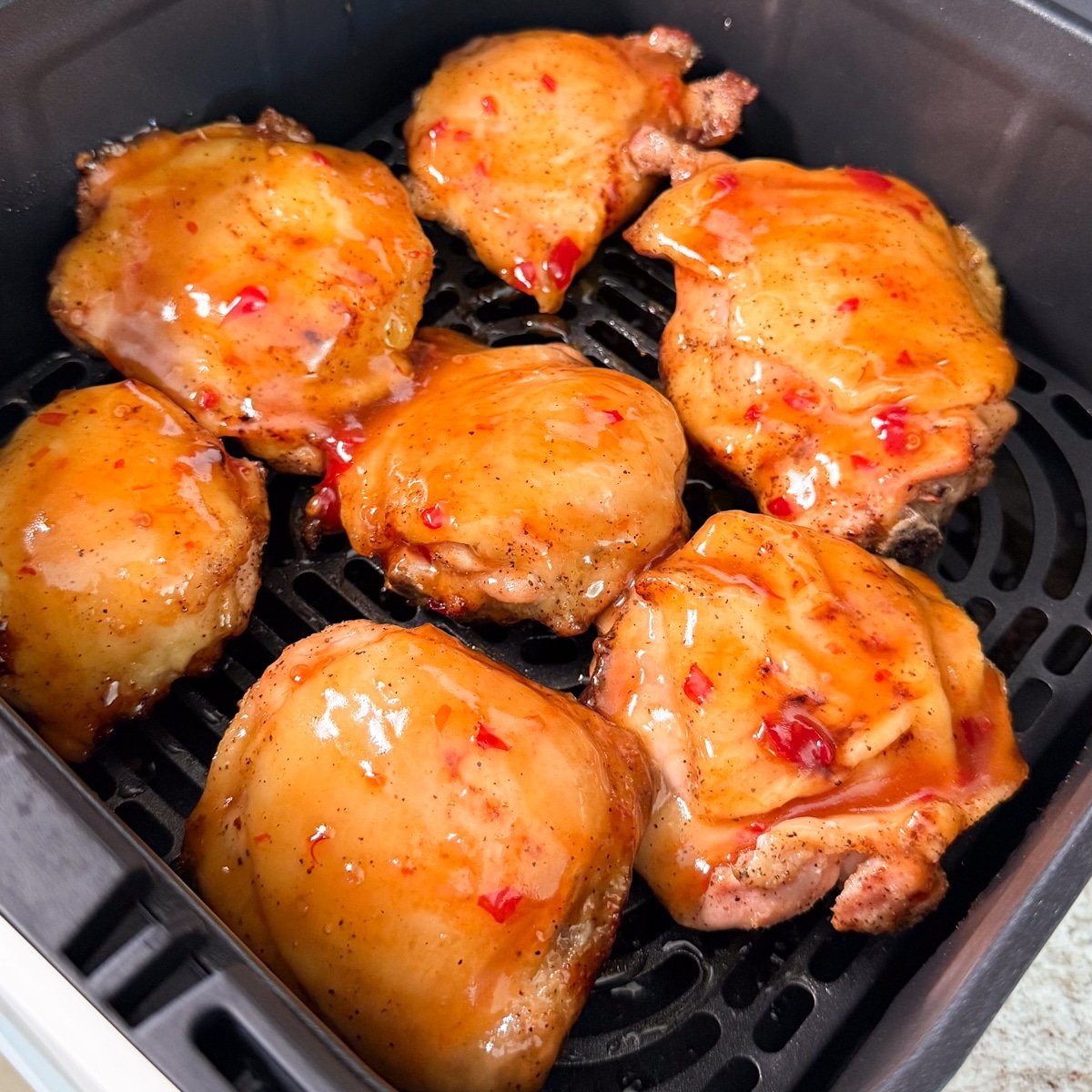baste sweet chili chicken thighs