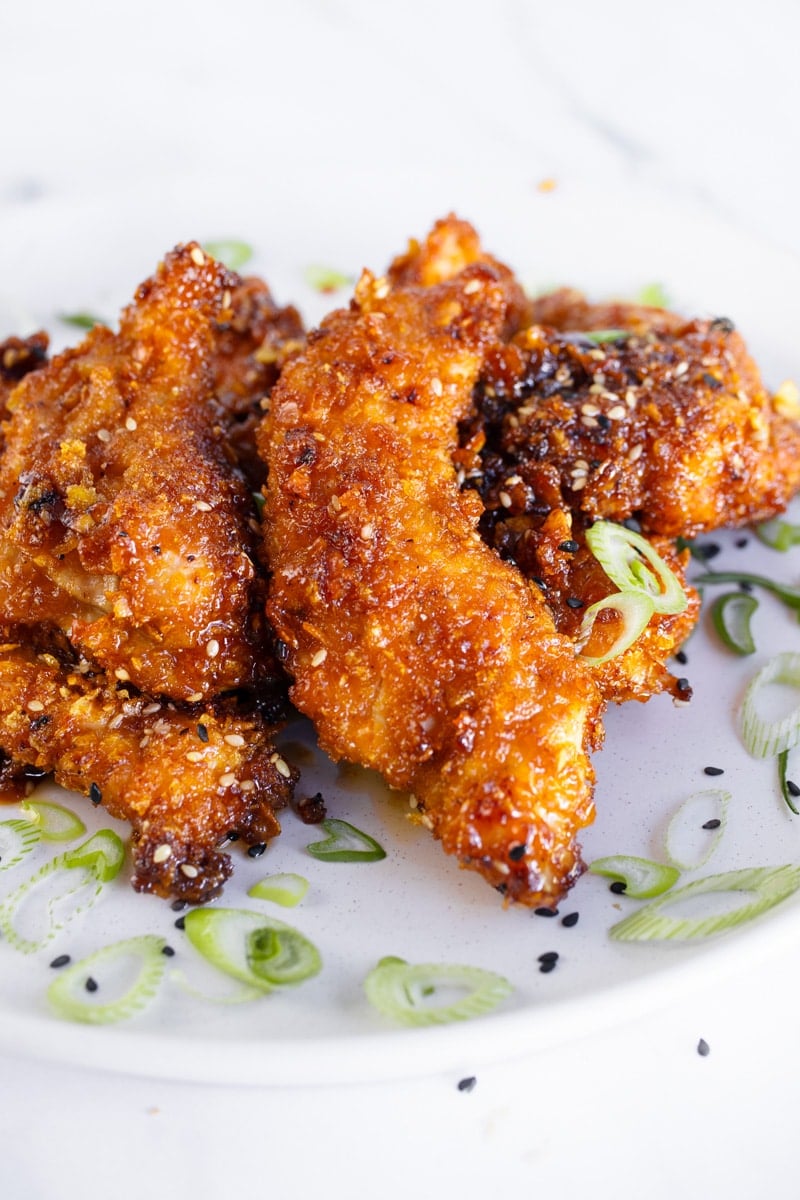 crispy honey garlic chicken tenders
