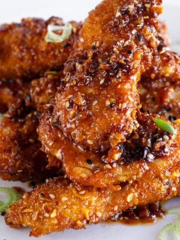 honey galrlic air fryer chicken tenders