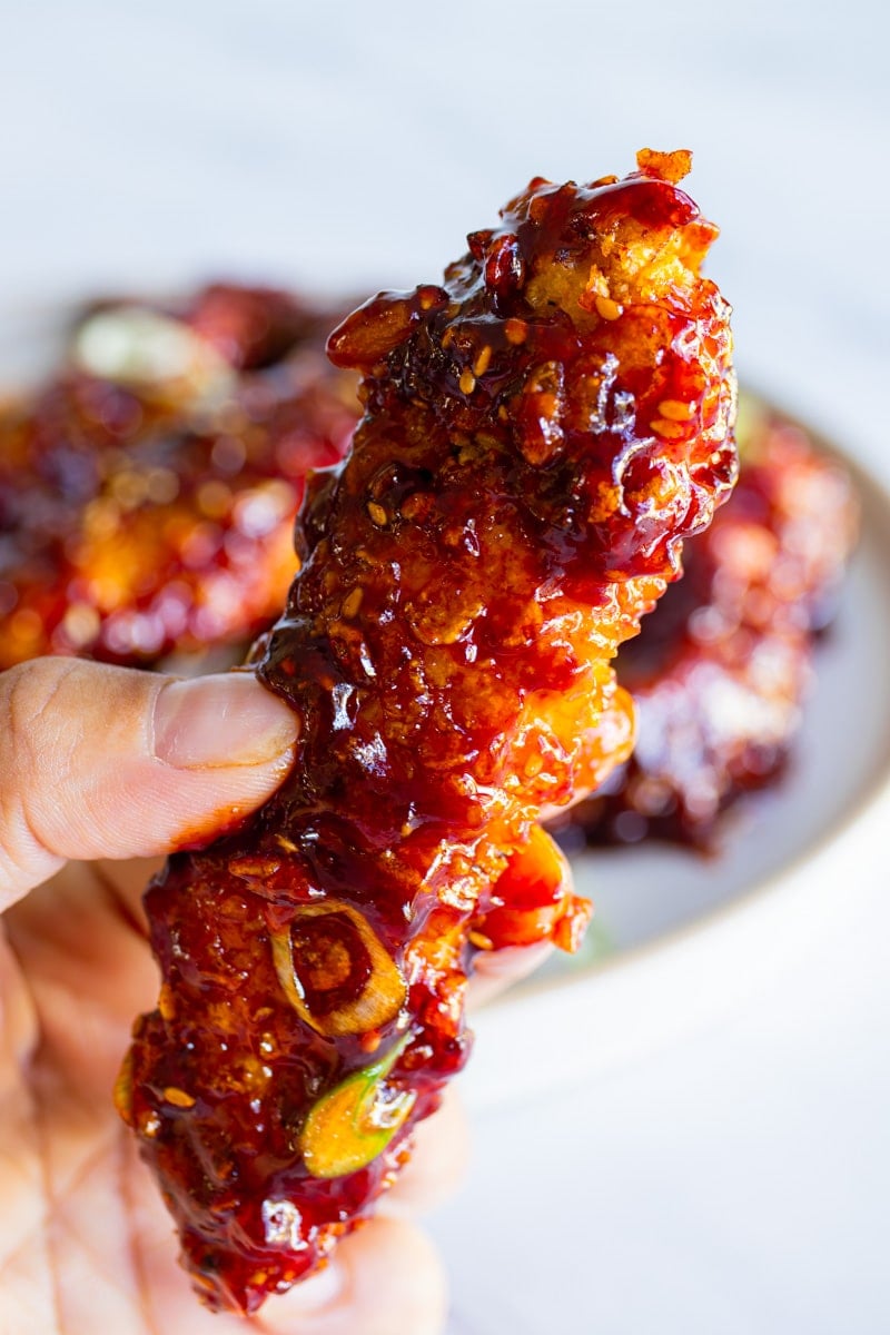 air fryer korean fried chicken
