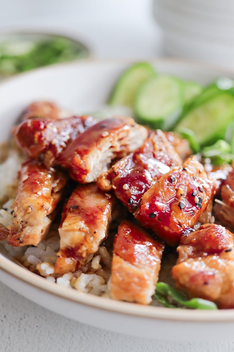 teriyaki chicken rice bowl quick and easy